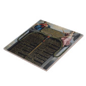 Carreau Déclaration des droites de l'homme et du citoyen (Côté)