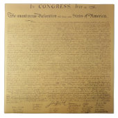 Carreau Déclaration d'indépendance (Devant)