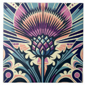 Carreau Déco Fleur de chardon (Devant)