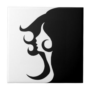 Carreau Deco mod woman
