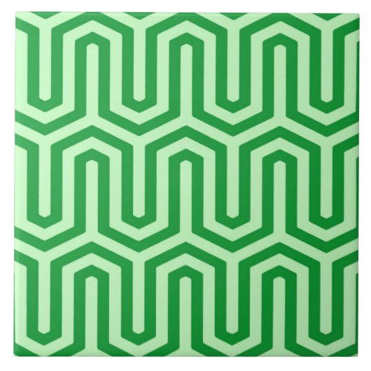 Carreau Déco motif égyptien - Jade vert (Devant)