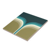 Carreau Décor à deux arches de style rétro (Côté)