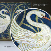 Carreau Décor Art Déco Swans Décor Art Nouveau Swan