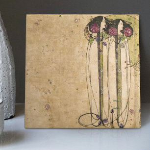 Carreau Décor Art Déco Wassail Mackintosh 1/3