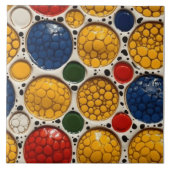 Carreau Décor Contemporain Décor Doté Faux Relief (Devant)