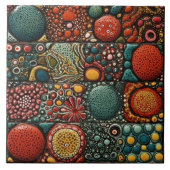 Carreau Décor Contemporain Décor Doté Faux Relief (Devant)