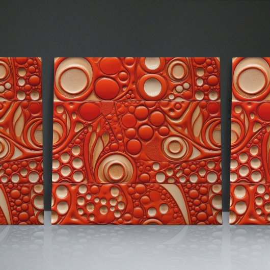 Carreau Décor Contemporain Décor Doté Faux Relief