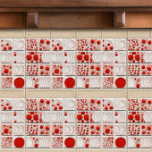 Carreau Décor Contemporain Décor Doté Faux Relief