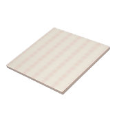 Carreau Décor d'art géométrique rose vanille (Côté)