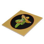 Carreau Décor de cactus du sud-ouest cool (Côté)