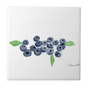 Carreau Décor de cuisine aux fruits bleutés