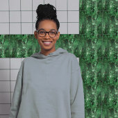 Carreau Décor de mur vert émeraude Mosaïque Art Nouveau