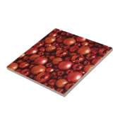 Carreau Décor de Noël Baubles rouges (Côté)