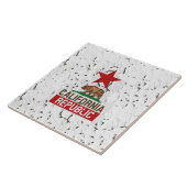 Carreau Décor de peinture Peeling de la Californie (Côté)