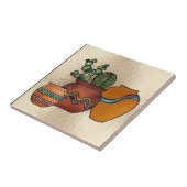 Carreau Décor en faux vitrail du sud-ouest (Côté)