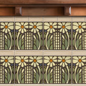 Carreau Décor Floral Art Déco Primrose Art Nouveau