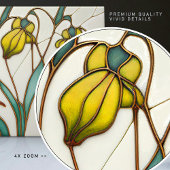 Carreau Décor Mur Crocus Jaunes Art Nouveau Art Déco