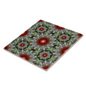 Carreau Décor rouge de Noël (Côté)