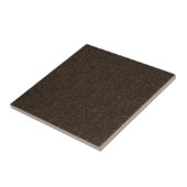 Carreau Décor rustique Brown Tiki Motif (Côté)