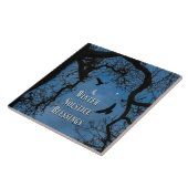 Carreau Décor Solstice hiver de chêne corbeau (Côté)