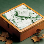 Carreau Décor vert Emerald Mur Art Nouveau Ceram