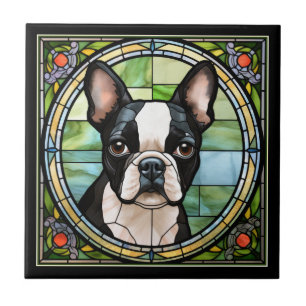 Carreau décoratif Boston Terrier