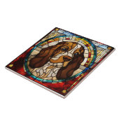 Carreau décoratif de Cocker Spaniel mignon (Côté)