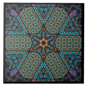 Carreau Décoratif Mandala