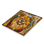 Carreau décoratif mignon Chow Chow (Côté)