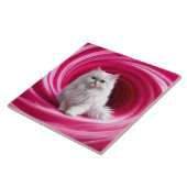Carreau décoratif persan blanc mignon (Côté)