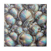 Carreau Décoration Côtière de Luxe | Diamants et Coquillag (Devant)
