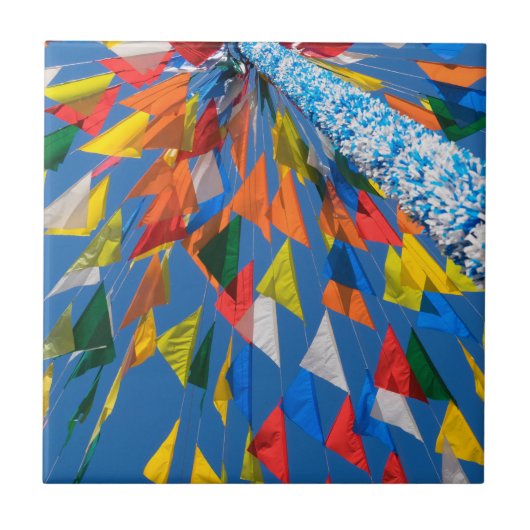 Carreau Décoration de drapeau triangulaire (Devant)