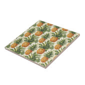 Carreau Décoration de maison de l'ananas tropical (Côté)