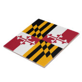 Carreau Décoration du drapeau de l'État du Maryland (Côté)