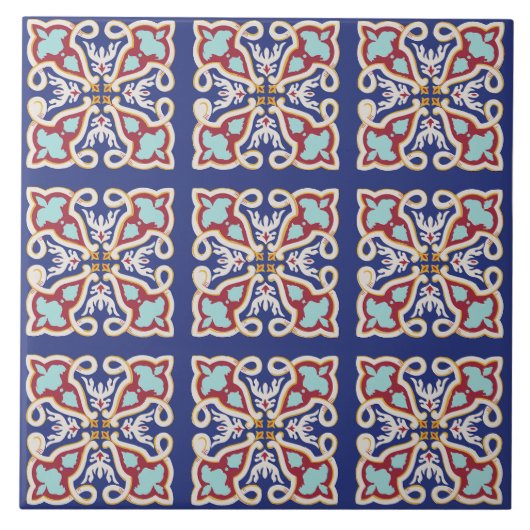 Carreau Décoration en céramique d'oiseau Art Nouveau (Devant)