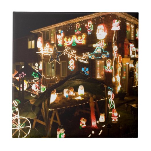 Carreau Décorations de Noël en plein air (Devant)
