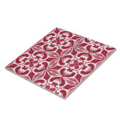 Carreau Decorative Red Azulejo Tile Patchwork Pattern (Côté)