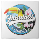 Carreau Découvrez le fabuleux logo du Honduras (Devant)