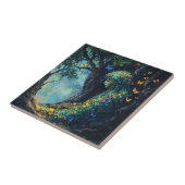 Carreau Déesse de la Forêt Enchantée avec Papillons (6) (Côté)
