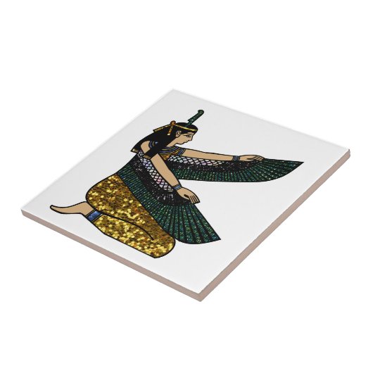 Carreau déesse égyptienne (Côté)