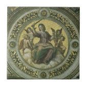 Carreau Déesse romaine Justice avec les anges par Raphael (Devant)