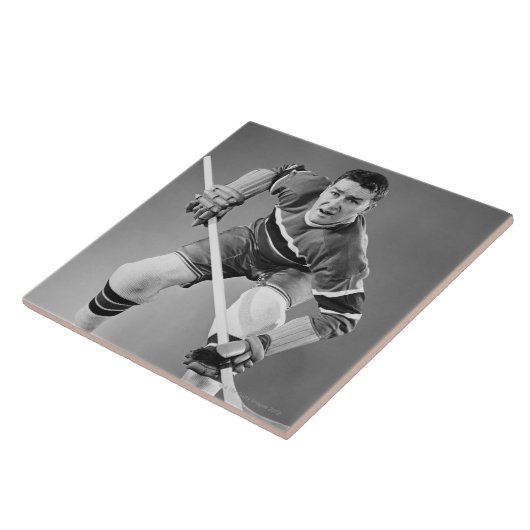 Carreau Défenseur d'hockey (Côté)