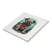Carreau Défilé de Pug Zombie (Côté)