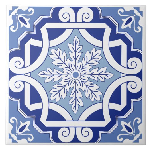 Carreau Défilement feuille d'hiver (Devant)