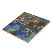 Carreau Degas Blue Dancers Pastel Fine Art Masterpiece (Côté)