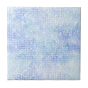 Carreau Dégradé bleu clair irisé