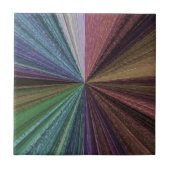 Carreau Dégradé circulaire Terre arc-en-ciel (Devant)