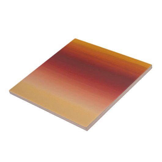 Carreau dégradé de texture rouge orange et jaune (Côté)