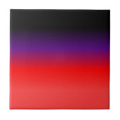 Carreau Dégradé noir, pourpre et rouge (Devant)