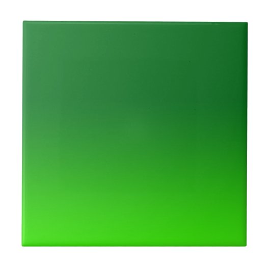 Carreau Dégradé Vert Ombre Vivid Moderne Simple (Devant)